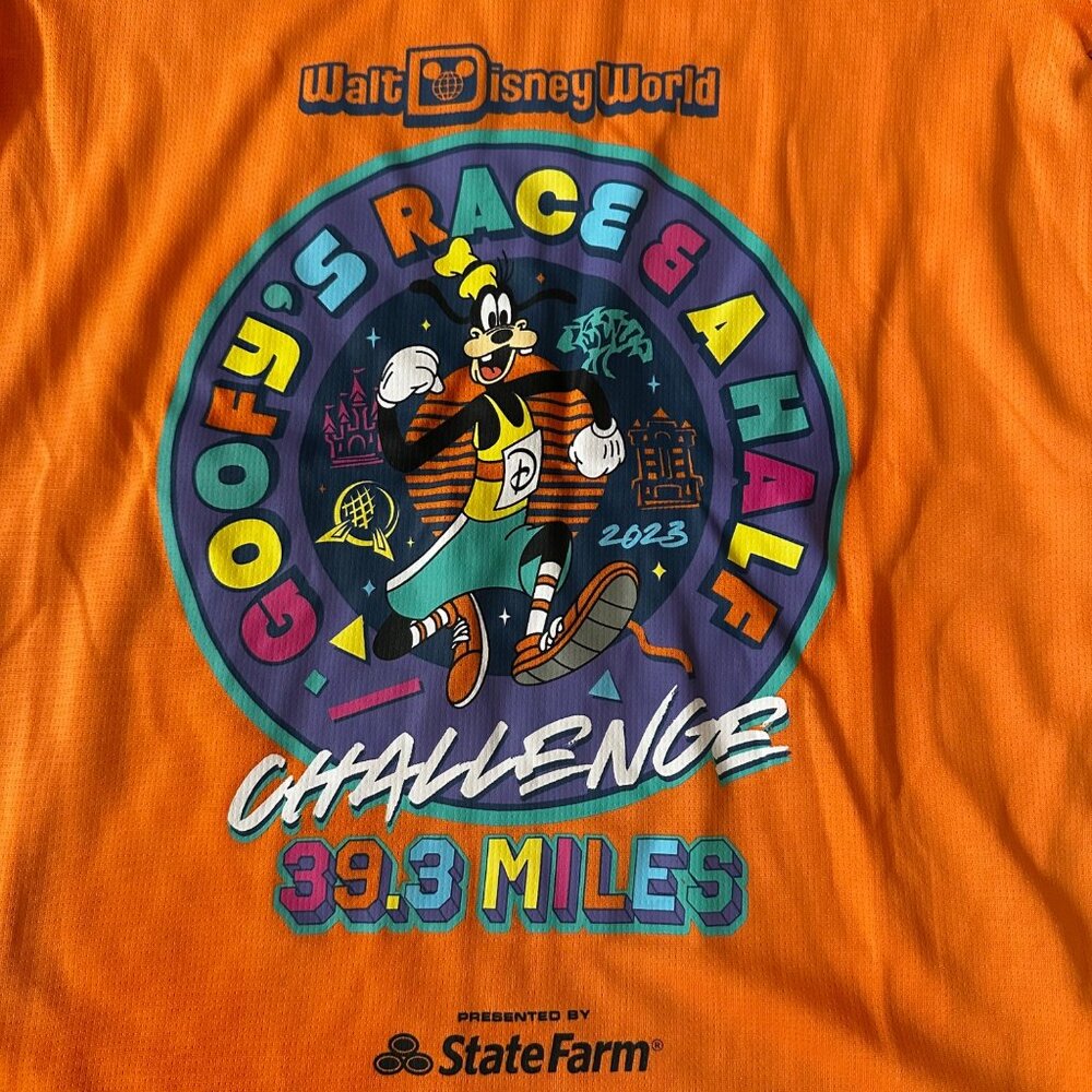 2023 Disney Marathon Weekend Race Shirts - 10K, Half Marathon and Goofy Sz XS